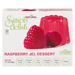 Simply Delish Jelly Dessert Raspberry