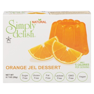 Simply Delish Jelly Dessert Orange
