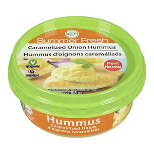 Summer Fresh Caramelized Onion Hummus