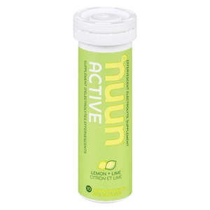 Nuun Active Effervescent Water Lemon+lime