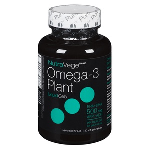 Ascenta Nutravege Omega-3 Plant