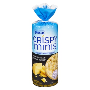 Quaker Crispy Minis White Cheddar Rice Cakes