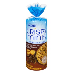 Quaker Crispy Minis Caramel Chocolate Chip Rice Cakes