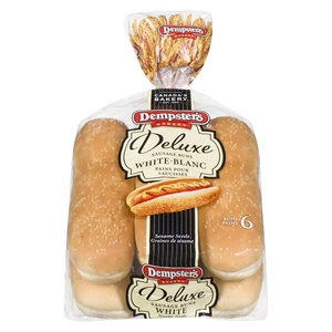 Dempster's Deluxe White Sausage Buns