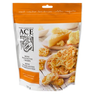 Ace Bakery Mini Baguette Crisps Aged Cheddar