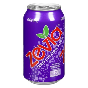 Zevia Grape Zero Calorie Soda