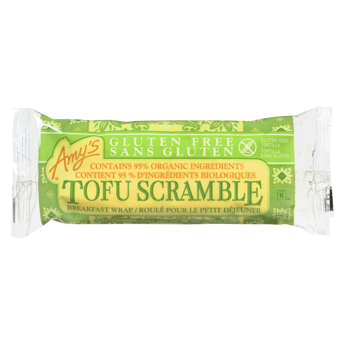 AMYS GLUTEN FREE TOFU SCRAMBLE BREAKFAST WRAP