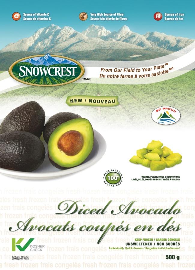 SNOWCREST DICED AVOCADO
