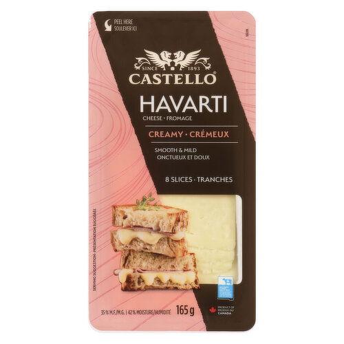 ARLA CASTELLO SLICED CREAMY HAVARTI CHEESE