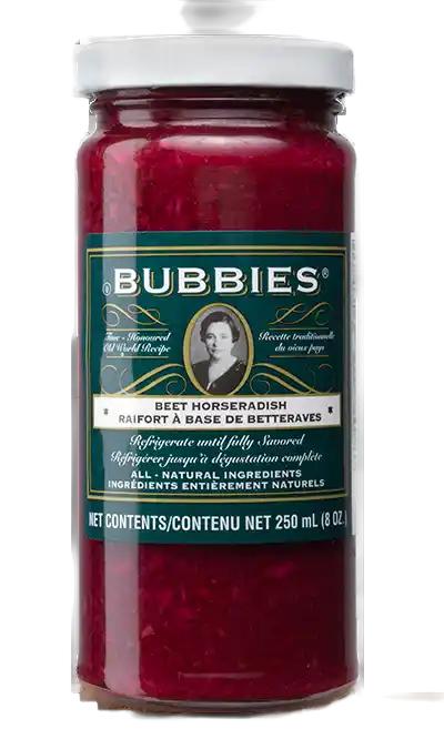 BUBBIES HORSERADISH W/ BEET
