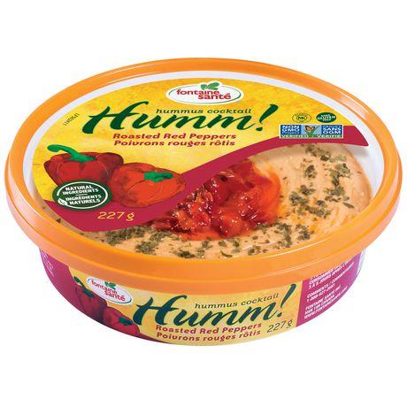 FONTAINE SANTE HUMMUS COCKTAIL ROASTED RED PEPPER