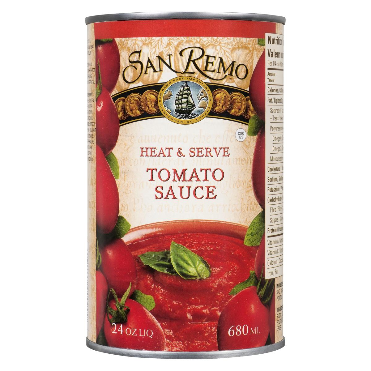 SAN REMO TOMATO SAUCE