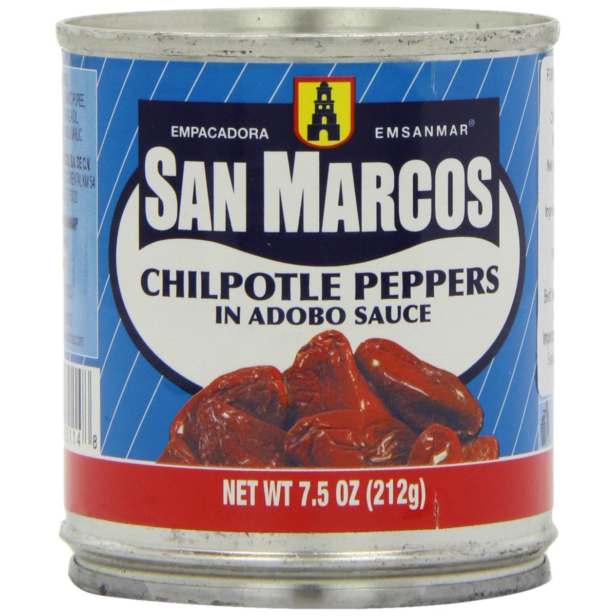 SAN MARCOS CHIPOTLE PEPPERS IN ADOBO SAUCE