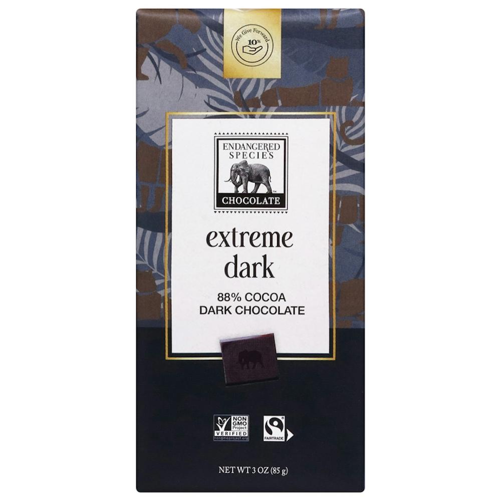 ENDANGERED SPECIES DARK CHOCOLATE W/ 88% COCOA