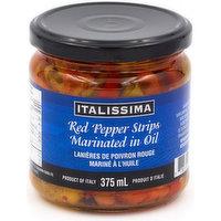 ITALISSIMA RED PEPPER STRIPS MARINATED IN OIL
