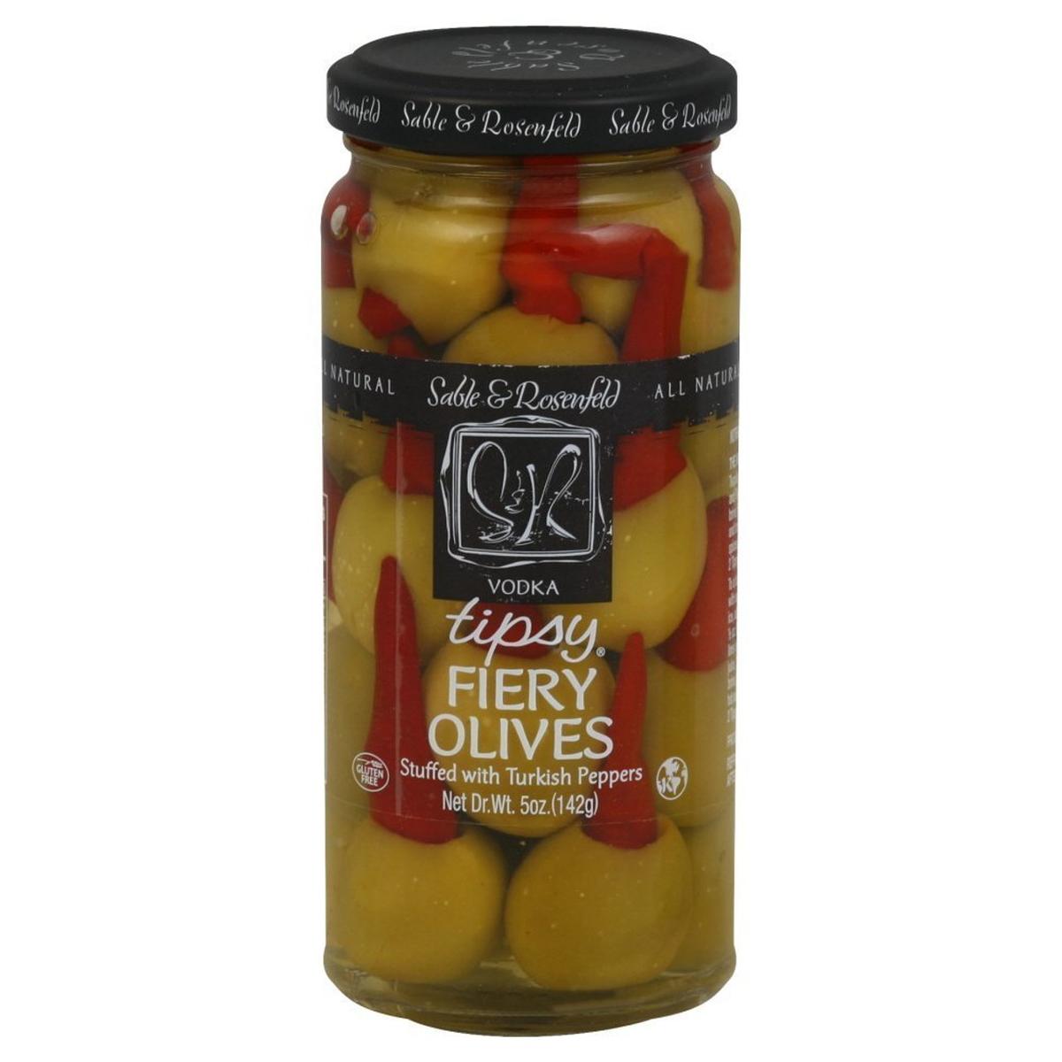 SABLE & ROSENFELD TIPSY FIERY OLIVES PIQUANTES