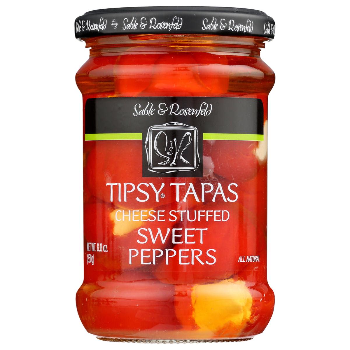 SABLE & ROSENFELD TIPSY TAPAS CHEESE STUFFED SWEET PEPPERS