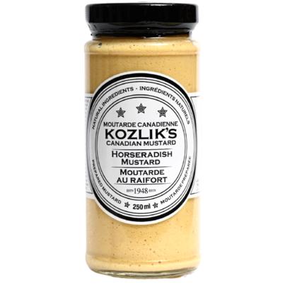 KOZLIK'S HORSERADISH CANADIAN MUSTARD