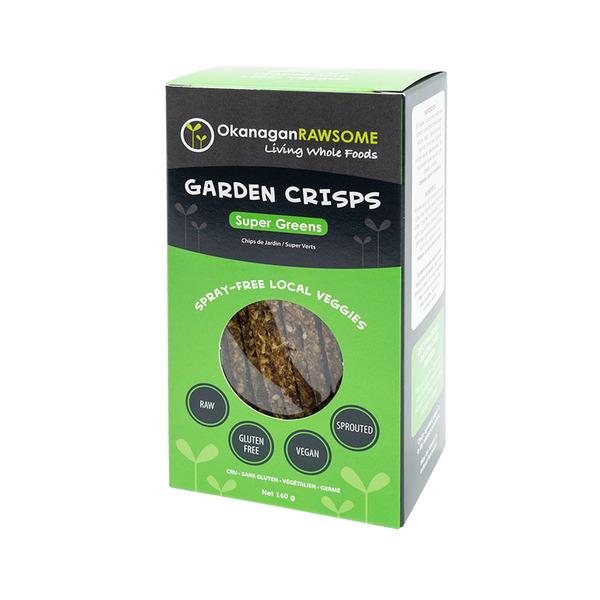 OKANAGAN RAWSOME GARDEN CRISPS SUPER GREENS