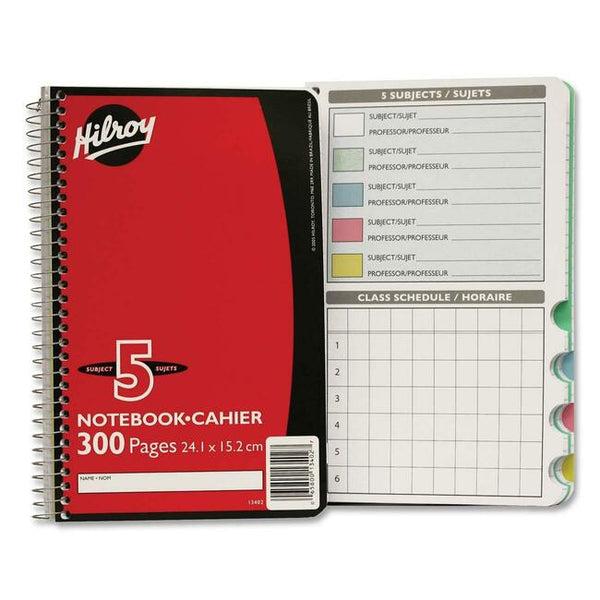 HILROY COIL BOOK 5 SUBJECT 300PG