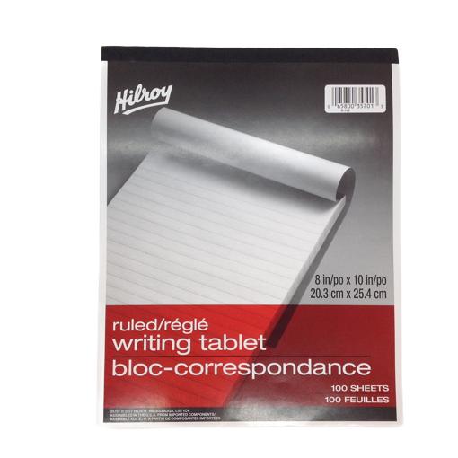 HILROY TABLET RULED 8 X 10