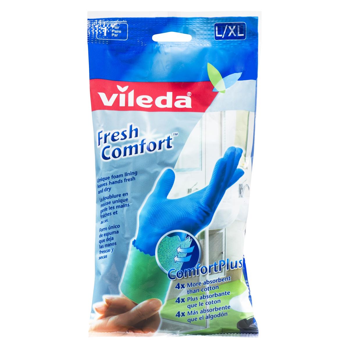 VILEDA FRESH COMFORT GLOVES L/XL