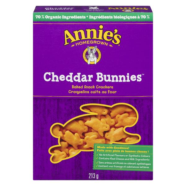 ANNIES ORGANIC CHEDDAR BUNNIES
