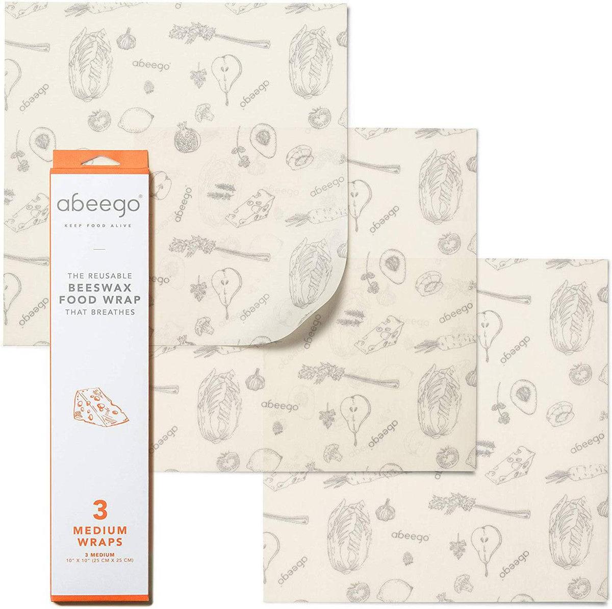 ABEEGO REUSABLE BEESWAX FOOD WRAP SMALL