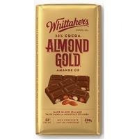WHITTAKERS ALMOND GOLD MILK CHOCOLATE