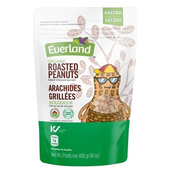 EVERLAND ORGANIC ROASTED SALTED PEANUTS