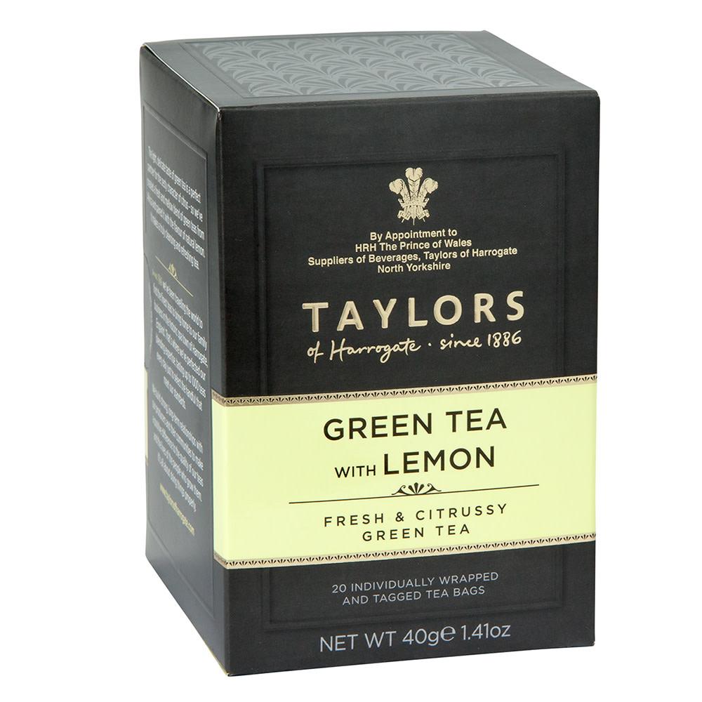 TAYLORS OF HARROGATE GREEN TEA WITH LEMON