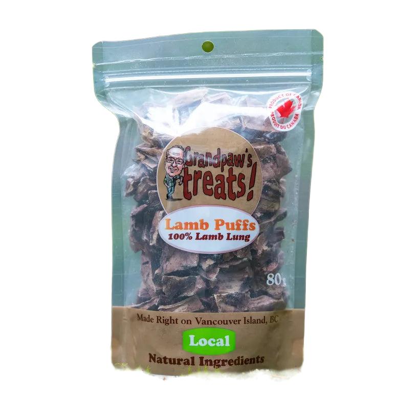 GRANDPAW'S TREATS! LAMB PUFFS DOG TREATS