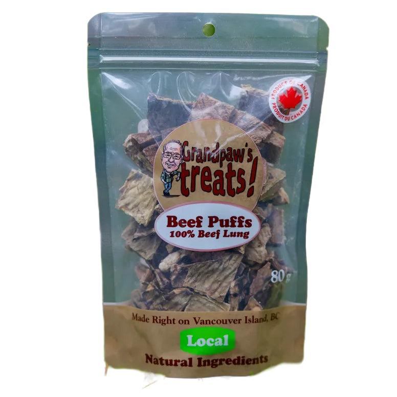 GRANDPAW'S TREATS! BEEF PUFFS DOG TREATS