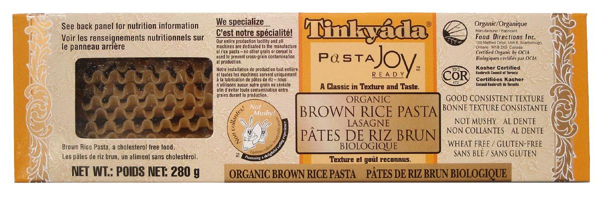 TINKYADA ORGANIC BROWN RICE LASAGNE
