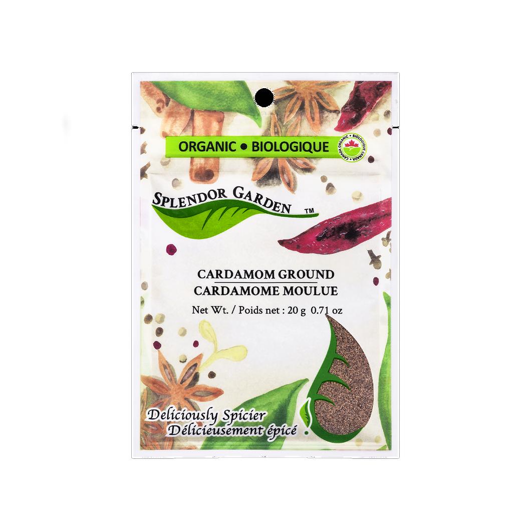 SPLENDOR GARDEN ORGANIC CARDAMOM GROUND