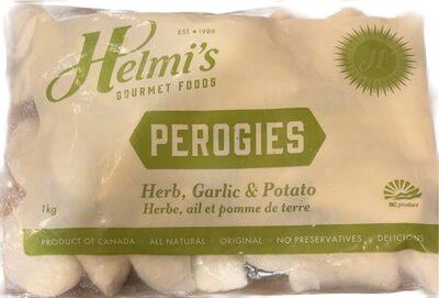HELMI'S POTATO HERB & GARLIC PEROGIES