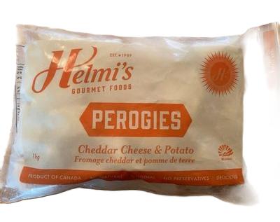 HELMI'S POTATO CHEDDAR & ONION PEROGIES