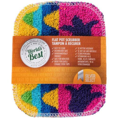 WORLDS BEST POT SCRUBBER FLAT