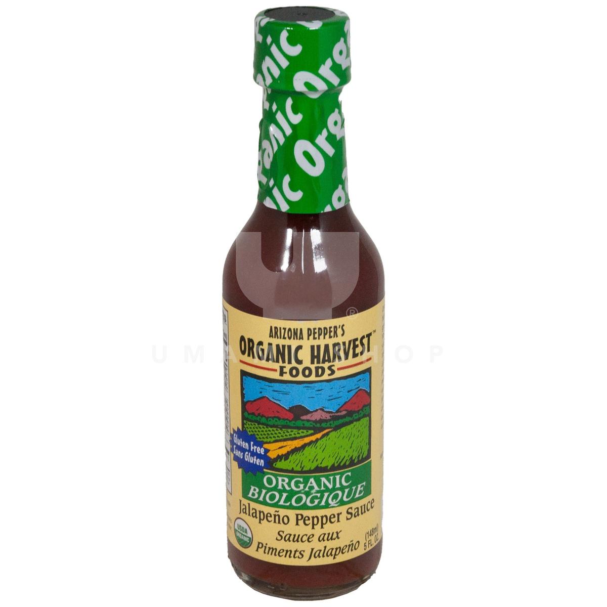 ARIZONA PEPPERS ORGANIC HARVEST FOODS JALAPENO PEPPER SAUCE