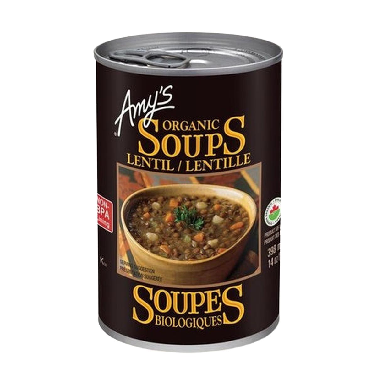 AMYS ORGANIC SOUP LENTIL