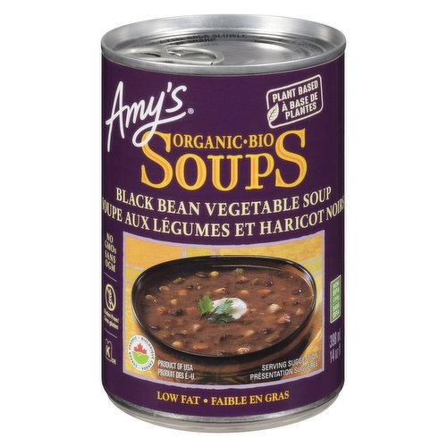 AMYS ORGANIC SOUP BLACK BEAN VEGETABLE