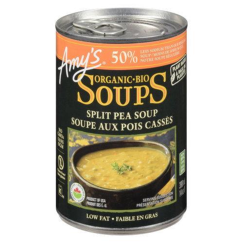AMYS ORGANIC SOUP SPLIT PEA 50% LESS SODIUM