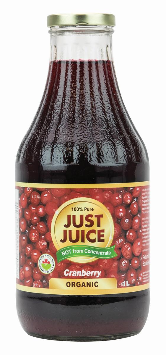 JUST JUICE ORGANIC CRANBERRY