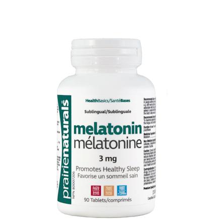 PRAIRIE NATURALS MELATONIN 3mg
