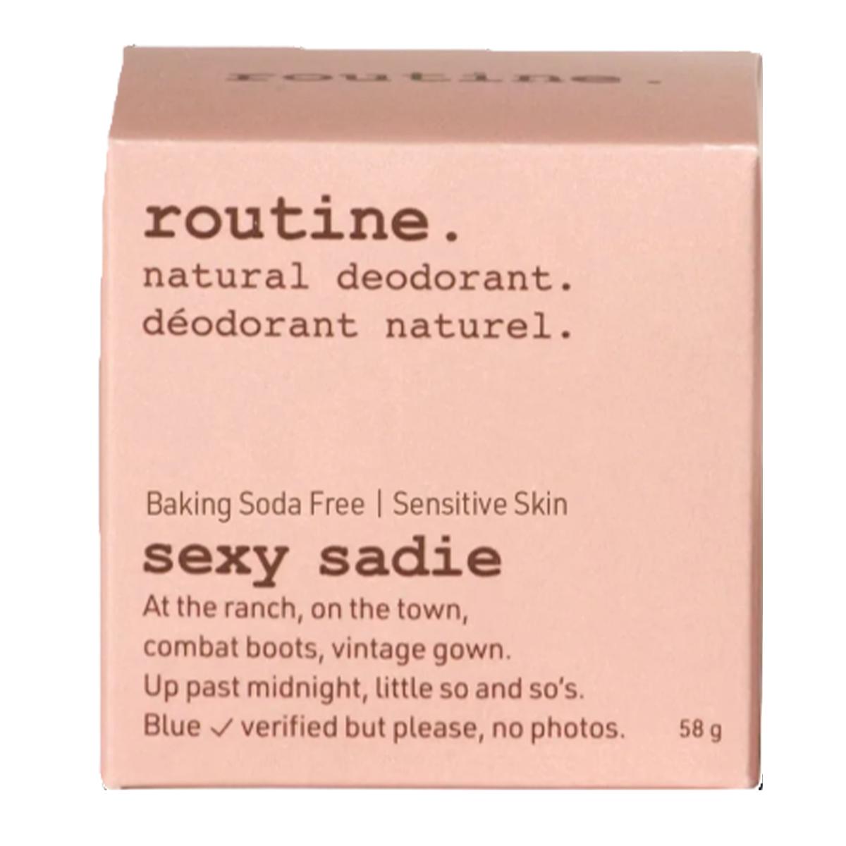 ROUTINE SEXY SADIE BAKING SODA FREE NATURAL DEODORANT