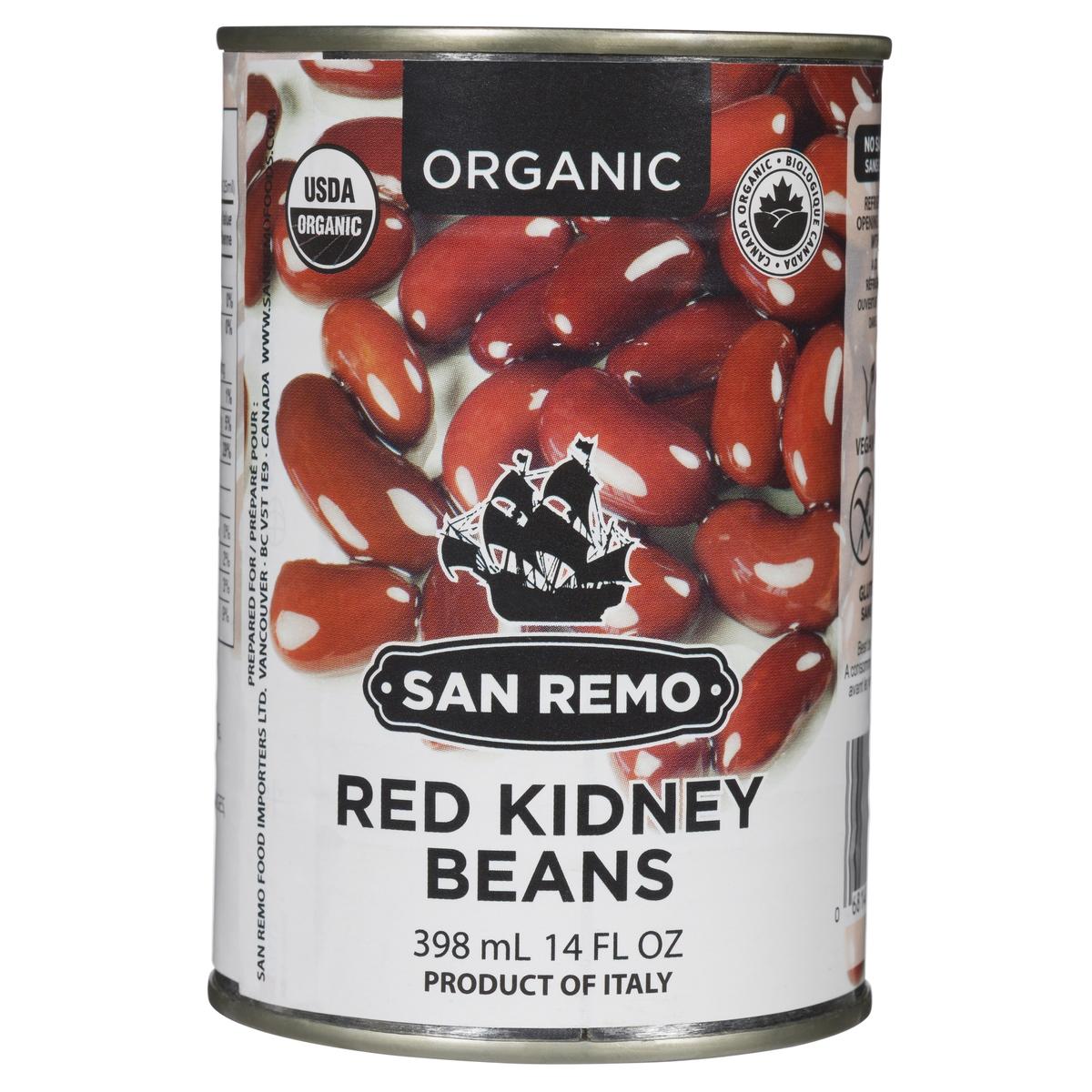 SAN REMO ORGANIC RED KIDNEY BEANS
