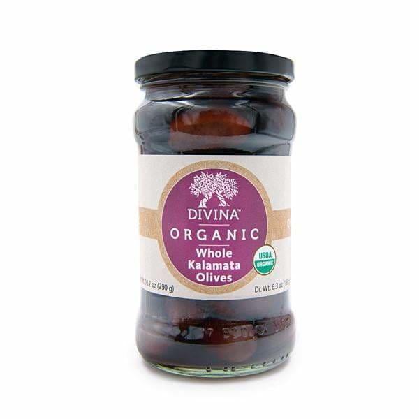 DIVINA ORGANIC WHOLE KALAMATA OLIVES