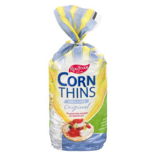 REAL FOODS ORGANIC CORN THINS ORIGINAL