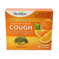 HERBION NATURALS SUGAR FREE COUGH LOZENGES ORANGE